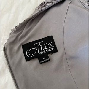 Grey Alex Evening dress.